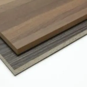 Muestras de tableros laminados a medida con textura de madera, disponibles en el servicio de tableros a medida online de Ferrenova.