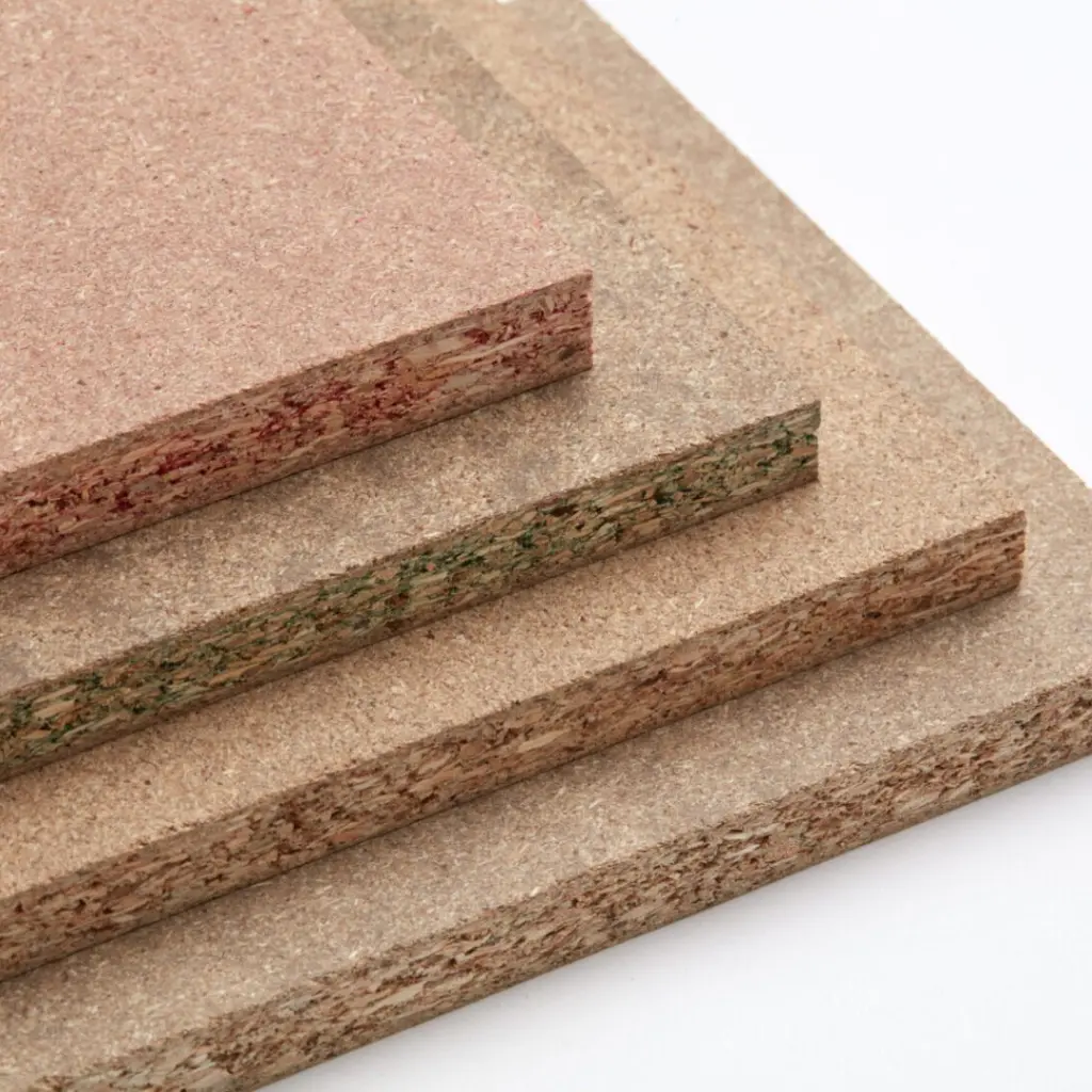 fabricación de madera aglomerada enchapada.