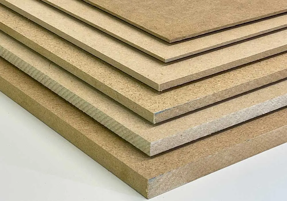 MDF Dimensionado a Medida de Muestras de Acabados de Madera